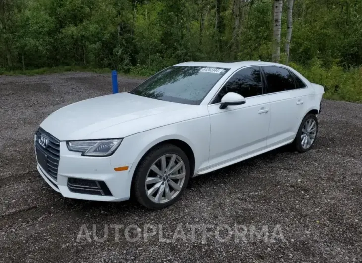 AUDI A4 KOMFORT 2018 vin WAUANAF40JN012950 from auto auction Copart