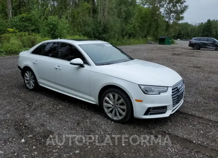 AUDI A4 KOMFORT 2018 vin WAUANAF40JN012950 from auto auction Copart