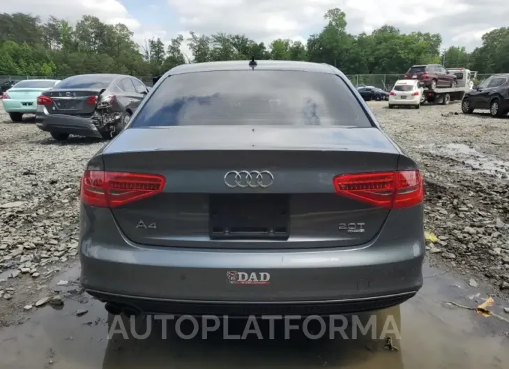 AUDI A4 PREMIUM 2015 vin WAUFFAFL5FN001878 from auto auction Copart