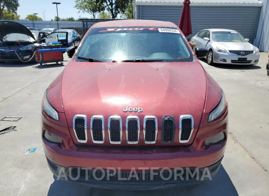 JEEP CHEROKEE S 2015 vin 1C4PJLAB4FW660528 from auto auction Copart