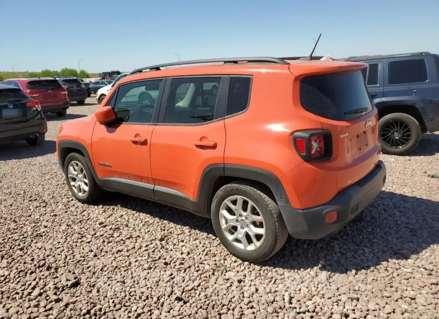 JEEP RENEGADE L 2016 vin ZACCJABT2GPE18555 from auto auction Copart