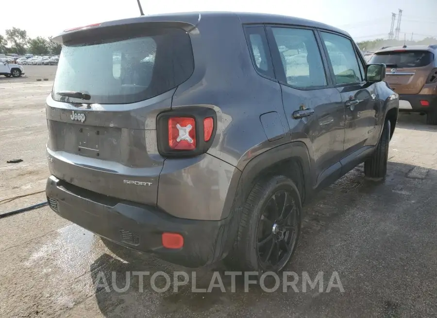 JEEP RENEGADE S 2017 vin ZACCJBAB7HPF24905 from auto auction Copart