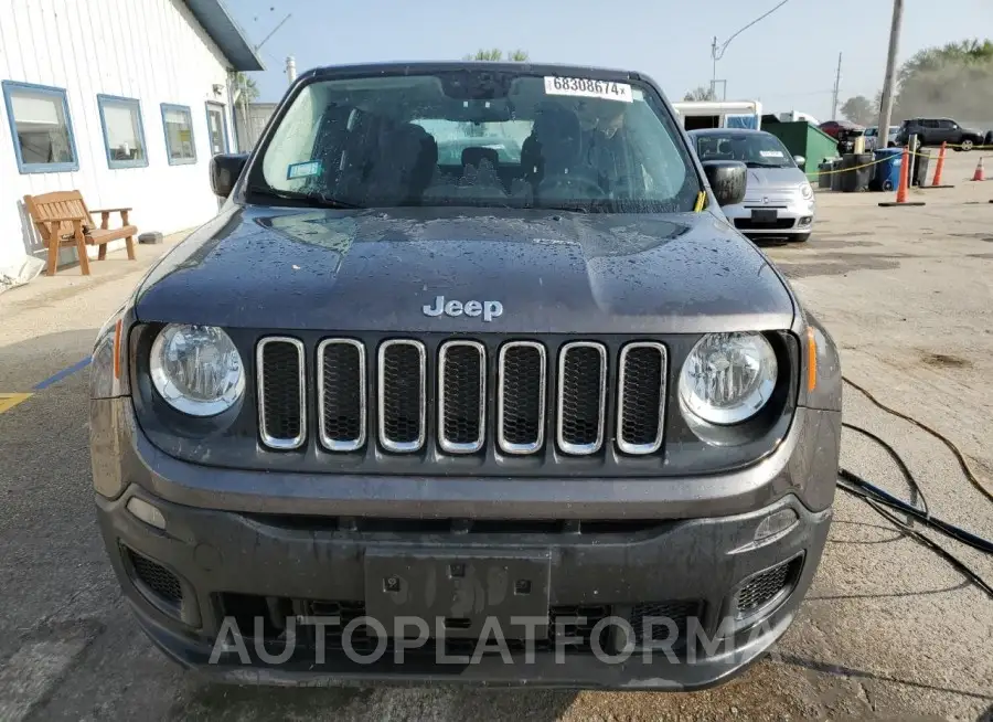 JEEP RENEGADE S 2017 vin ZACCJBAB7HPF24905 from auto auction Copart