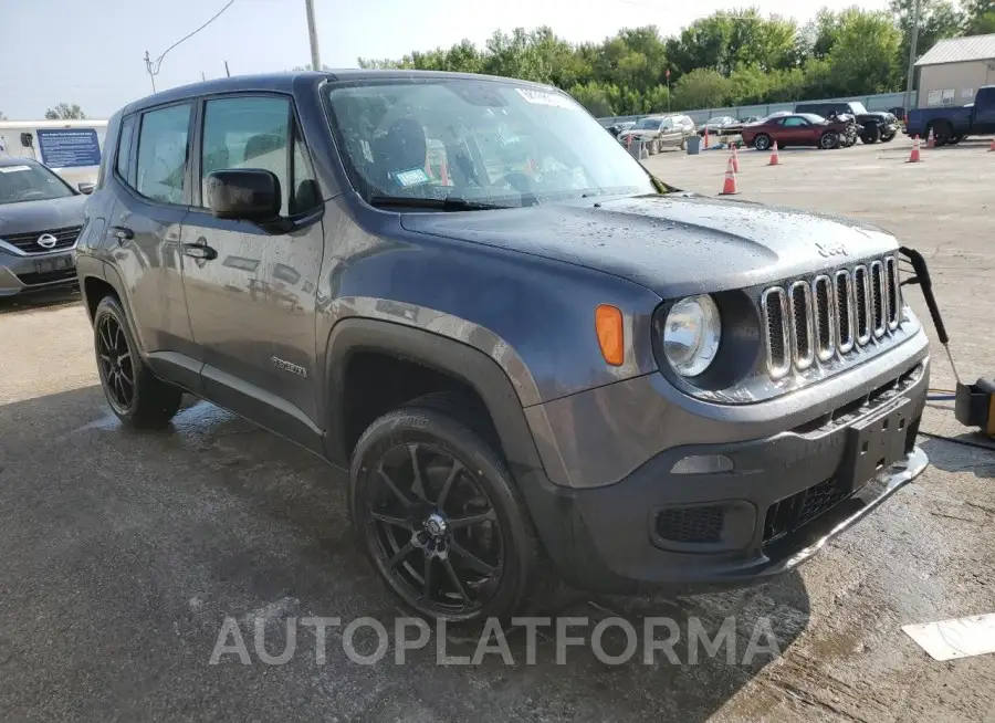 JEEP RENEGADE S 2017 vin ZACCJBAB7HPF24905 from auto auction Copart