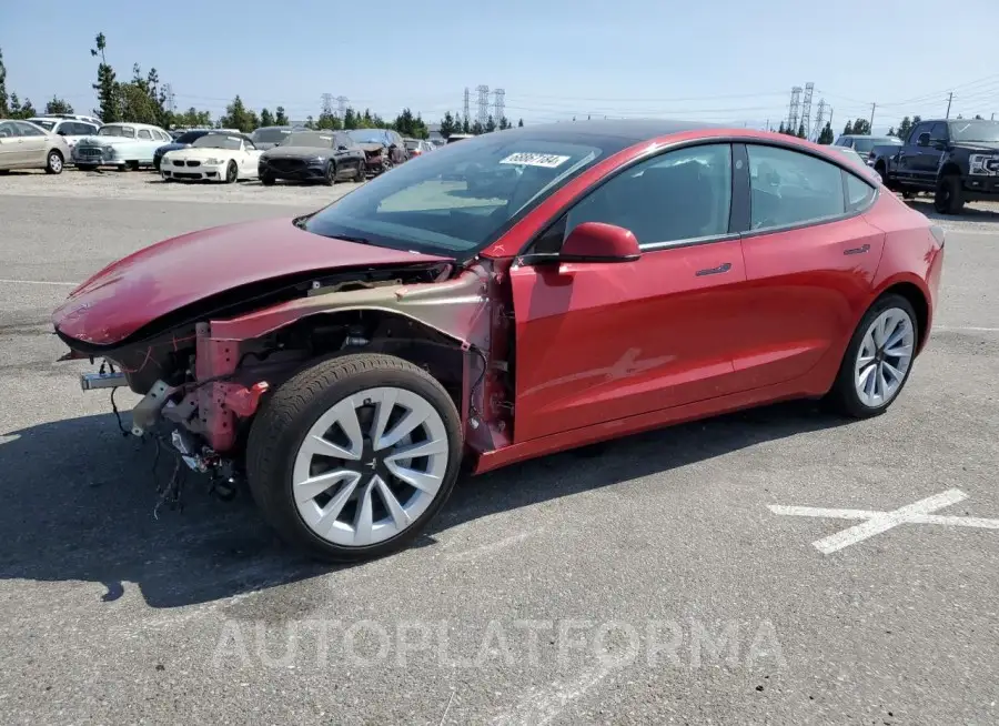 TESLA MODEL 3 2023 vin 5YJ3E1EA1PF617411 from auto auction Copart