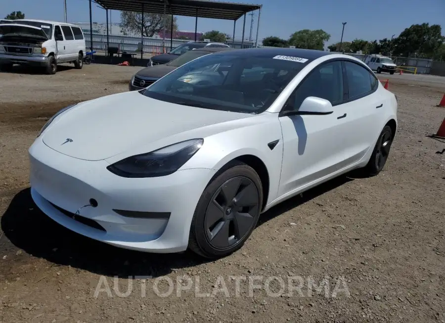 TESLA MODEL 3 2023 vin 5YJ3E1EA2PF614615 from auto auction Copart