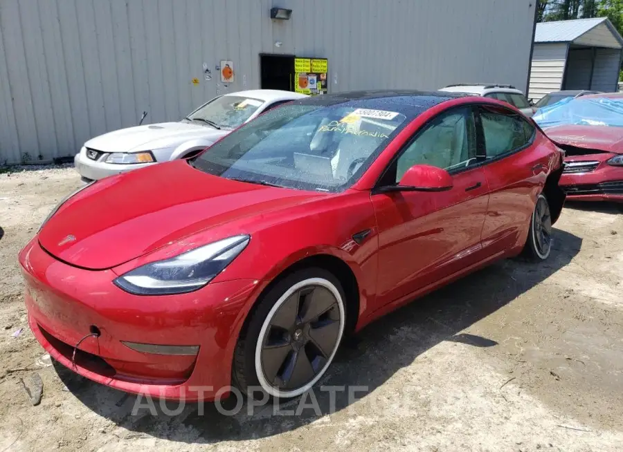 TESLA MODEL 3 2023 vin 5YJ3E1EA4PF384043 from auto auction Copart