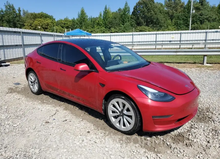 TESLA MODEL 3 2023 vin 5YJ3E1EAXPF450837 from auto auction Copart