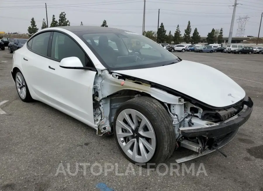 TESLA MODEL 3 2022 vin 5YJ3E1EB0NF211786 from auto auction Copart