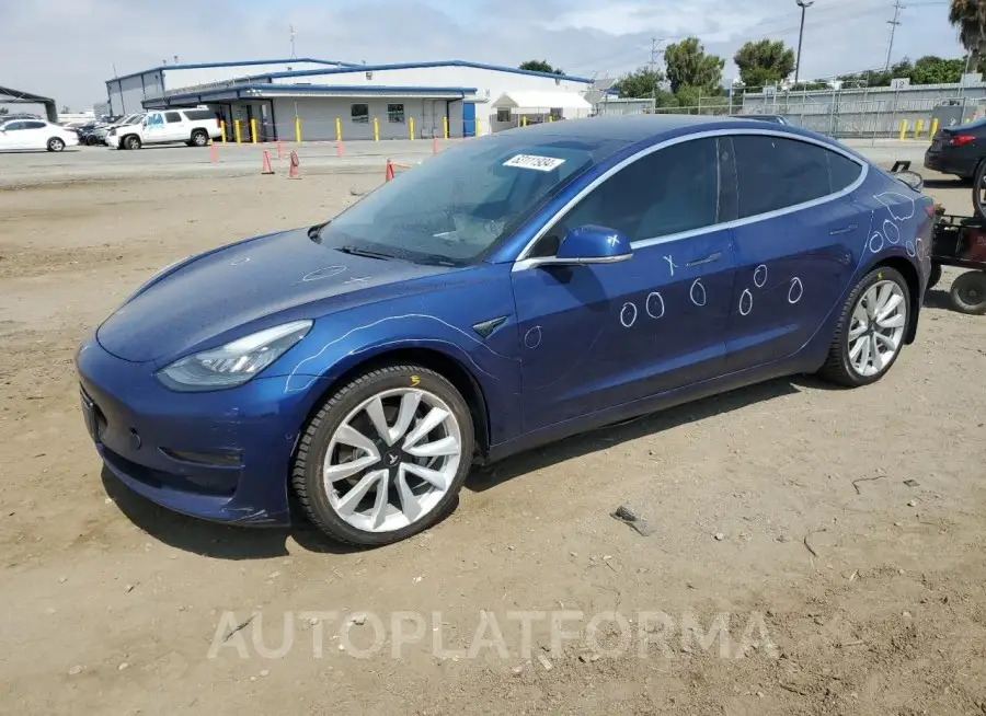 TESLA MODEL 3 2019 vin 5YJ3E1EB2KF213826 from auto auction Copart