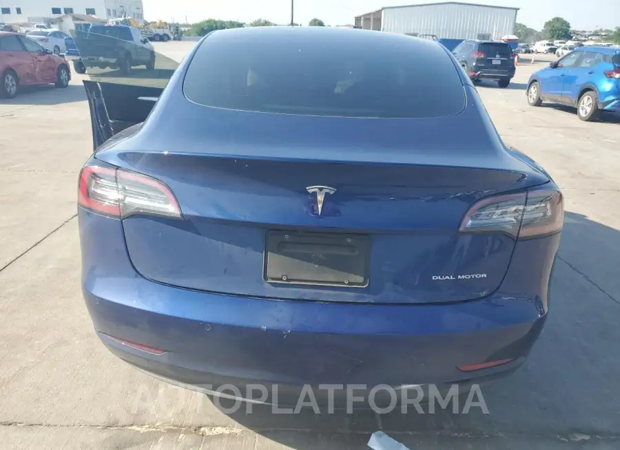 TESLA MODEL 3 2022 vin 5YJ3E1EB8NF250738 from auto auction Copart