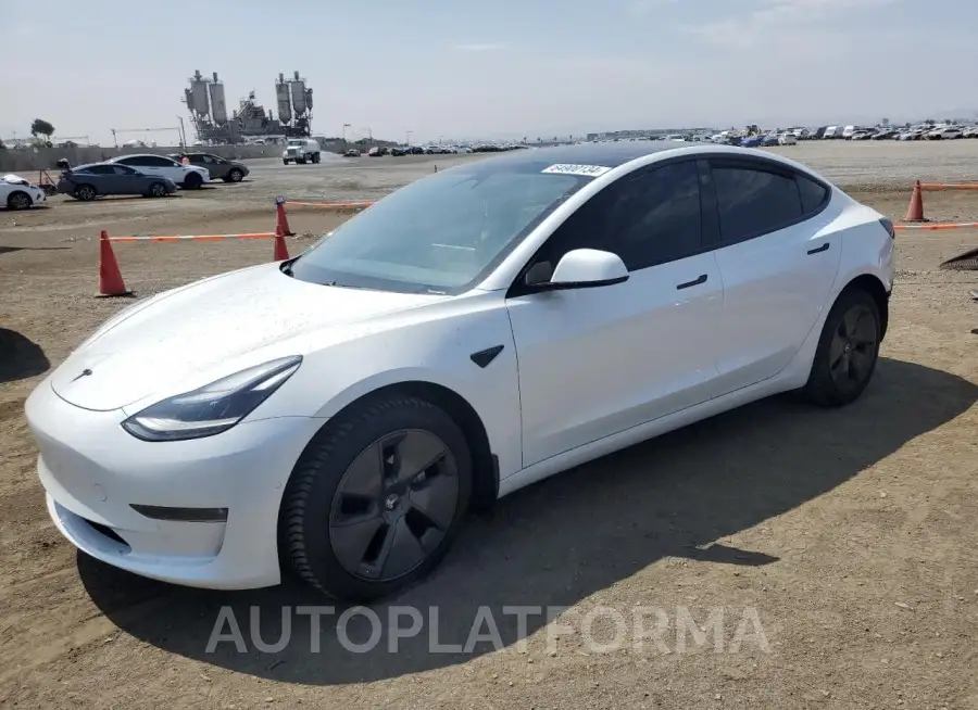 TESLA MODEL 3 2021 vin 5YJ3E1EBXMF074449 from auto auction Copart