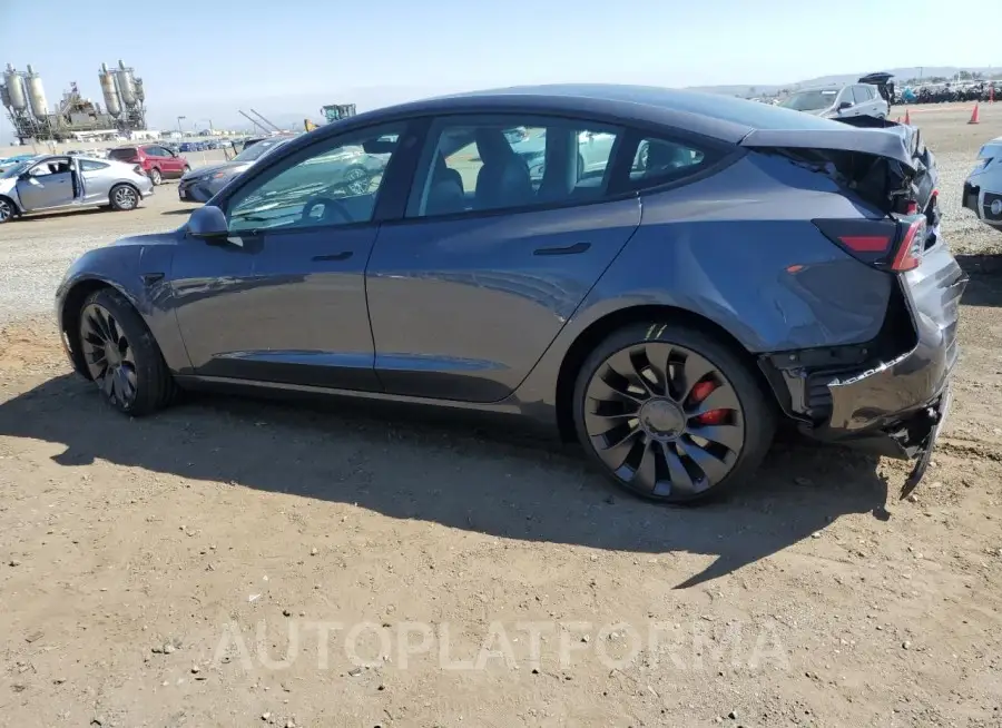 TESLA MODEL 3 2023 vin 5YJ3E1EC6PF715187 from auto auction Copart