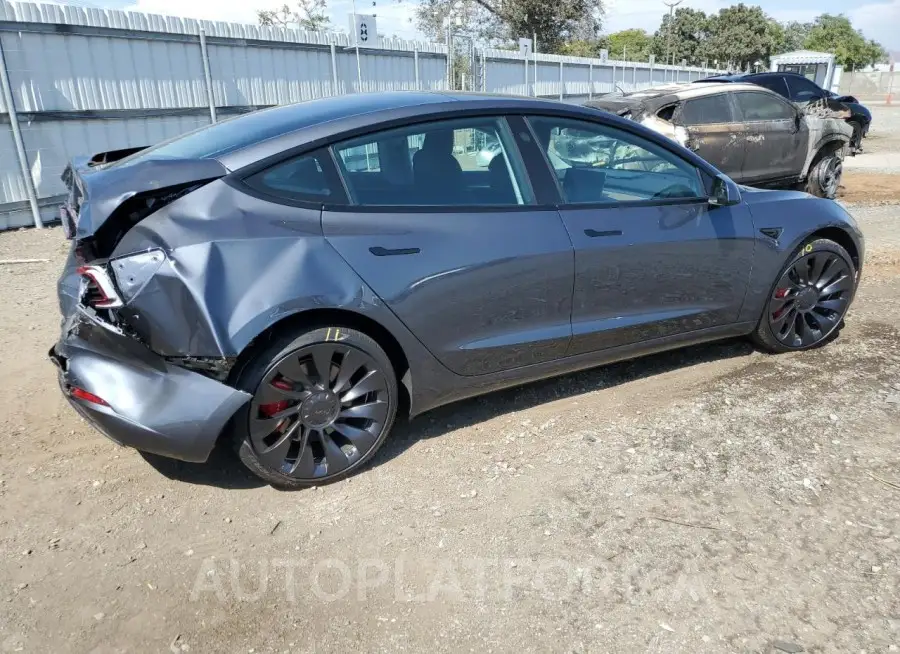 TESLA MODEL 3 2023 vin 5YJ3E1EC6PF715187 from auto auction Copart