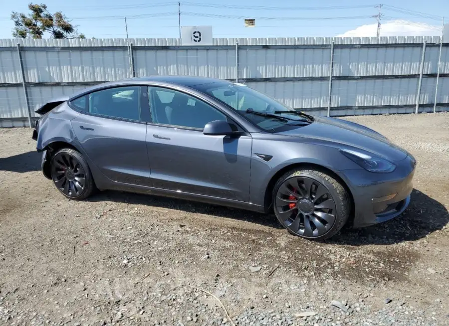 TESLA MODEL 3 2023 vin 5YJ3E1EC6PF715187 from auto auction Copart