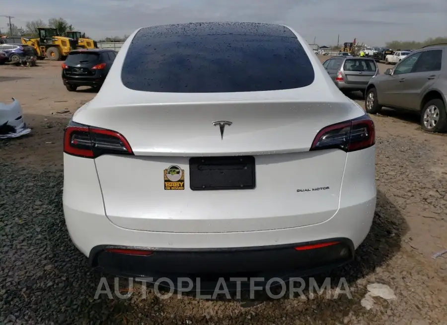 TESLA MODEL Y 2021 vin 5YJYGAEE5MF196727 from auto auction Copart