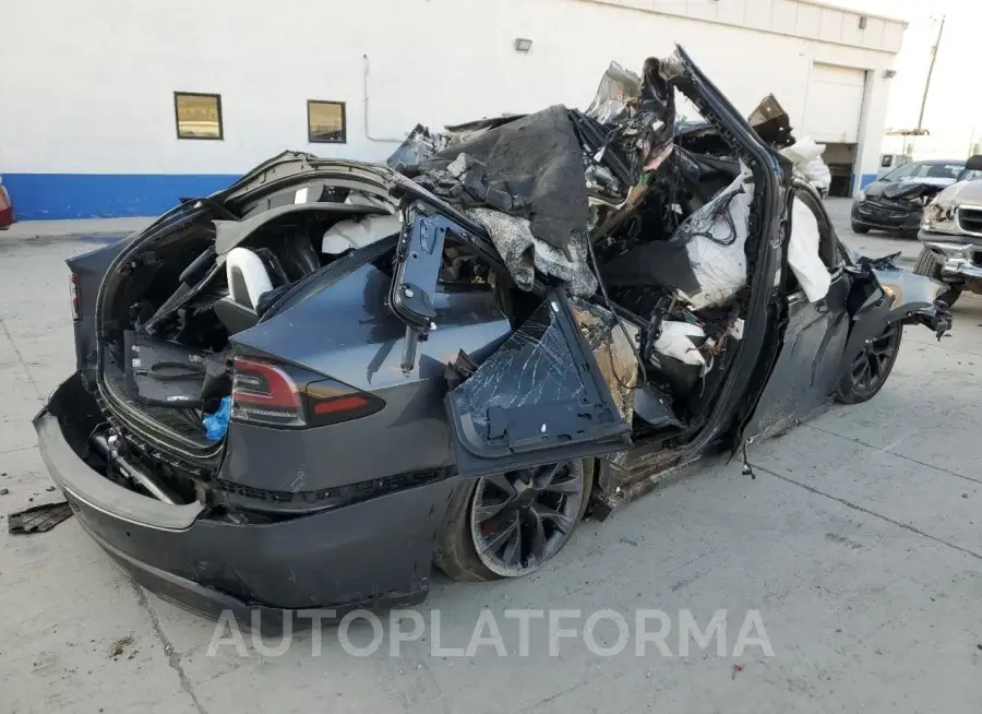 TESLA MODEL X 2022 vin 7SAXCAE58NF344140 from auto auction Copart