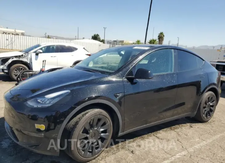 TESLA MODEL Y 2022 vin 7SAYGDEE1NA019000 from auto auction Copart