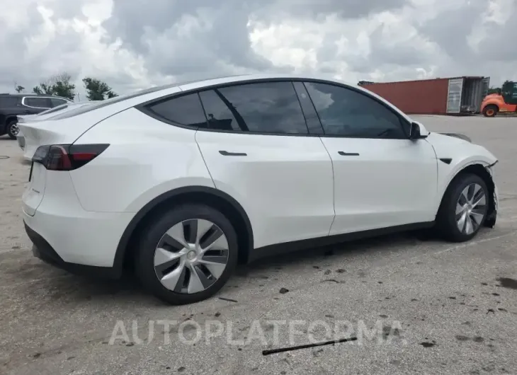 TESLA MODEL Y 2024 vin 7SAYGDEE1RA259346 from auto auction Copart