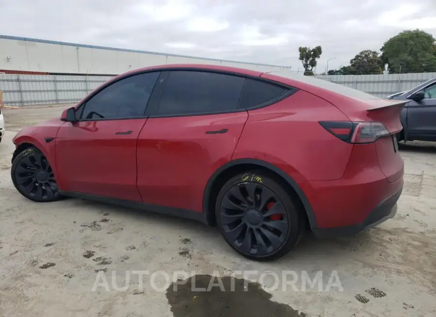 TESLA MODEL Y 2022 vin 7SAYGDEF2NF406103 from auto auction Copart