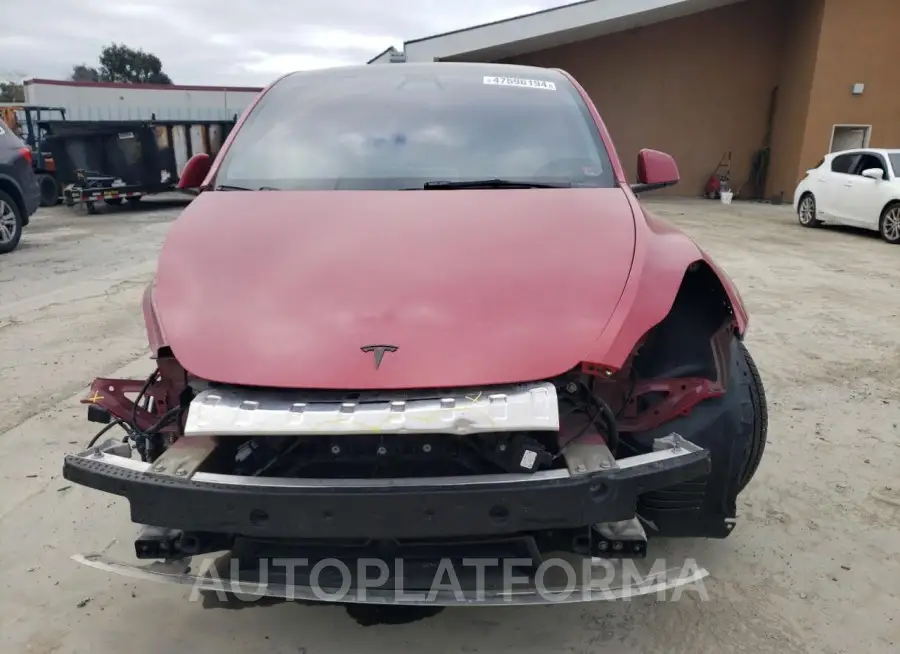 TESLA MODEL Y 2022 vin 7SAYGDEF2NF406103 from auto auction Copart