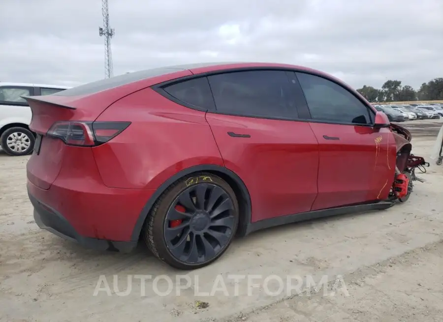 TESLA MODEL Y 2022 vin 7SAYGDEF2NF406103 from auto auction Copart