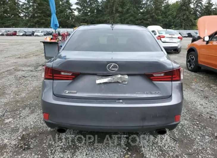 LEXUS IS 300 2016 vin JTHCM1D25G5006424 from auto auction Copart