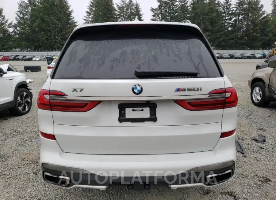 BMW X7 M50I 2022 vin 5UXCX6C03N9L75891 from auto auction Copart