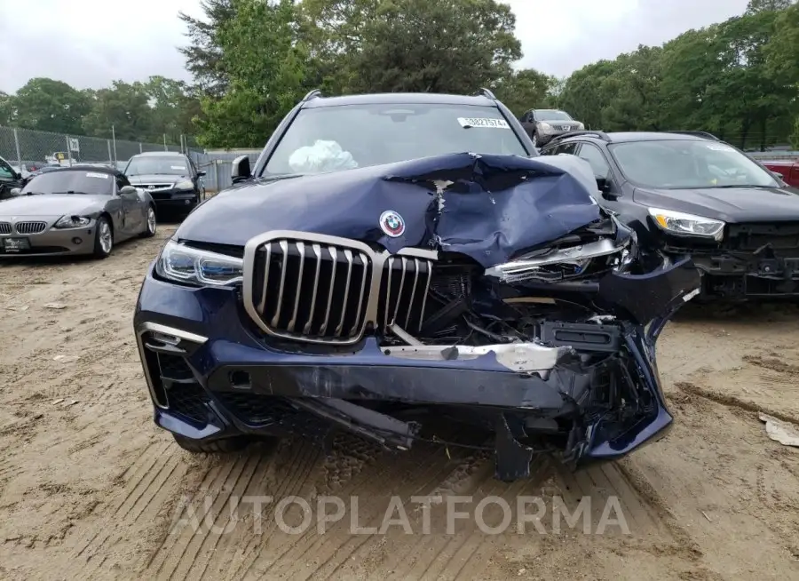 BMW X7 M50I 2022 vin 5UXCX6C04N9M27450 from auto auction Copart