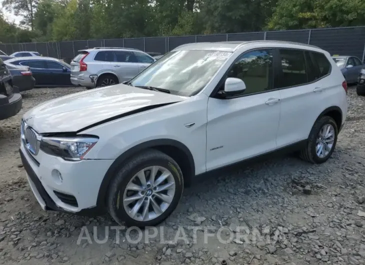 BMW X3 XDRIVE2 2017 vin 5UXWX9C3XH0W75011 from auto auction Copart