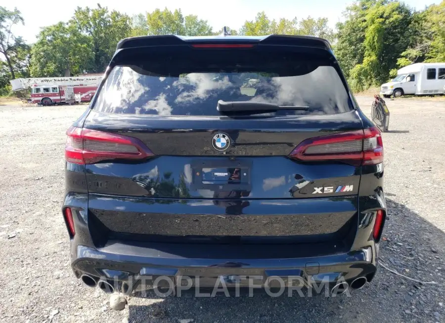 BMW X5 M 2022 vin 5YMJU0C09N9K23281 from auto auction Copart