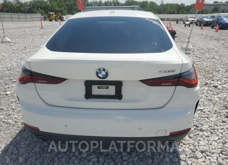 BMW 430I GRAN 2022 vin WBA63AV07NFL96204 from auto auction Copart