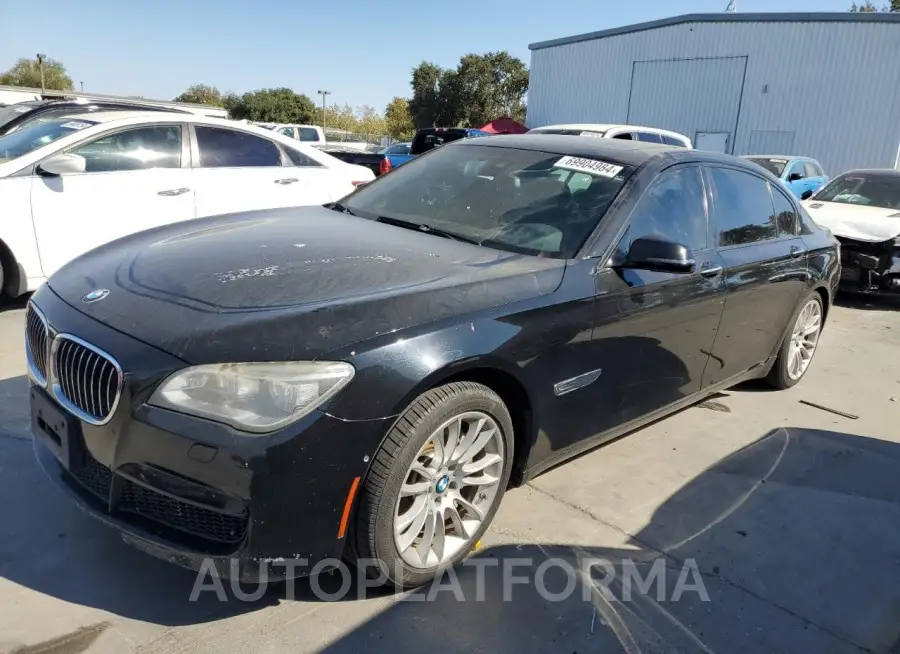 BMW 740 LI 2015 vin WBAYE4C58FD138869 from auto auction Copart