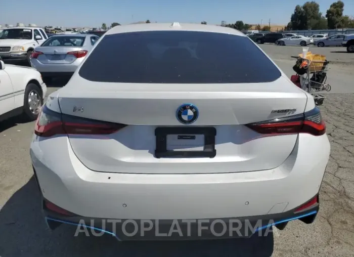 BMW I4 EDRIVE 2023 vin WBY43AW01PFR46927 from auto auction Copart