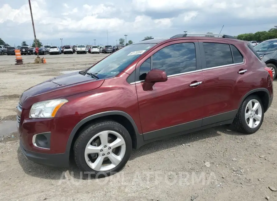 CHEVROLET TRAX LTZ 2016 vin 3GNCJRSB8GL260910 from auto auction Copart