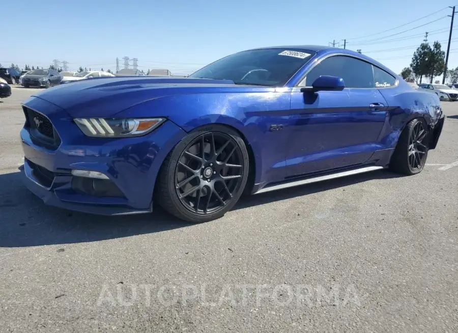 FORD MUSTANG GT 2016 vin 1FA6P8CF9G5225931 from auto auction Copart