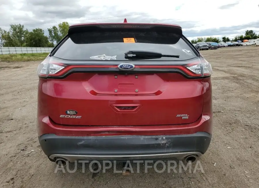 FORD EDGE SEL 2018 vin 2FMPK4J81JBB71744 from auto auction Copart