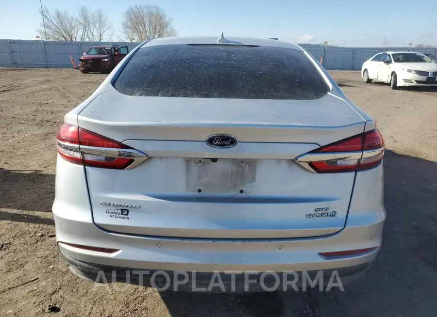 FORD FUSION SE 2019 vin 3FA6P0LU7KR143721 from auto auction Copart