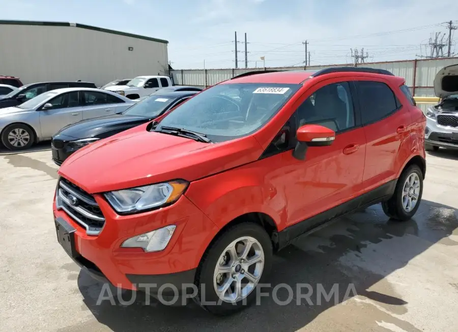 FORD ECOSPORT S 2020 vin MAJ3S2GE1LC377479 from auto auction Copart