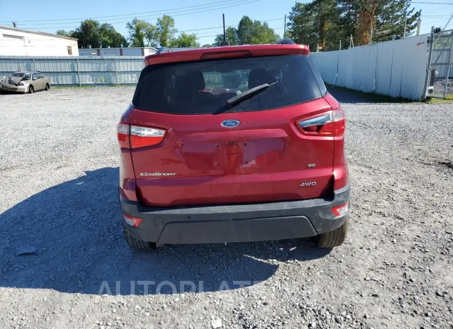 FORD ECOSPORT S 2018 vin MAJ6P1UL0JC187729 from auto auction Copart