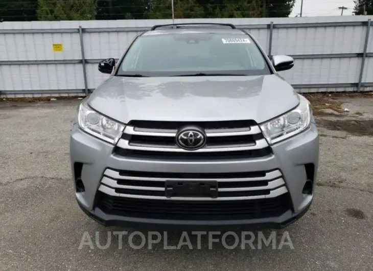 TOYOTA HIGHLANDER 2019 vin 5TDBZRFH2KS986809 from auto auction Copart