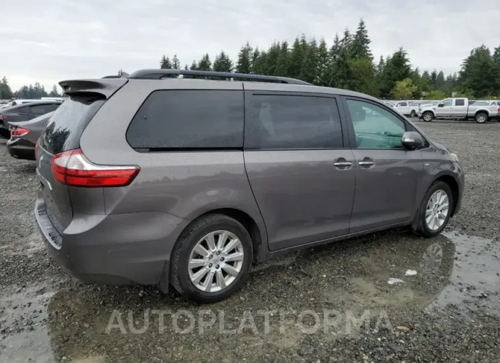 TOYOTA SIENNA XLE 2016 vin 5TDDK3DC0GS137612 from auto auction Copart