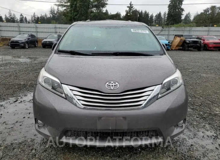 TOYOTA SIENNA XLE 2016 vin 5TDDK3DC0GS137612 from auto auction Copart