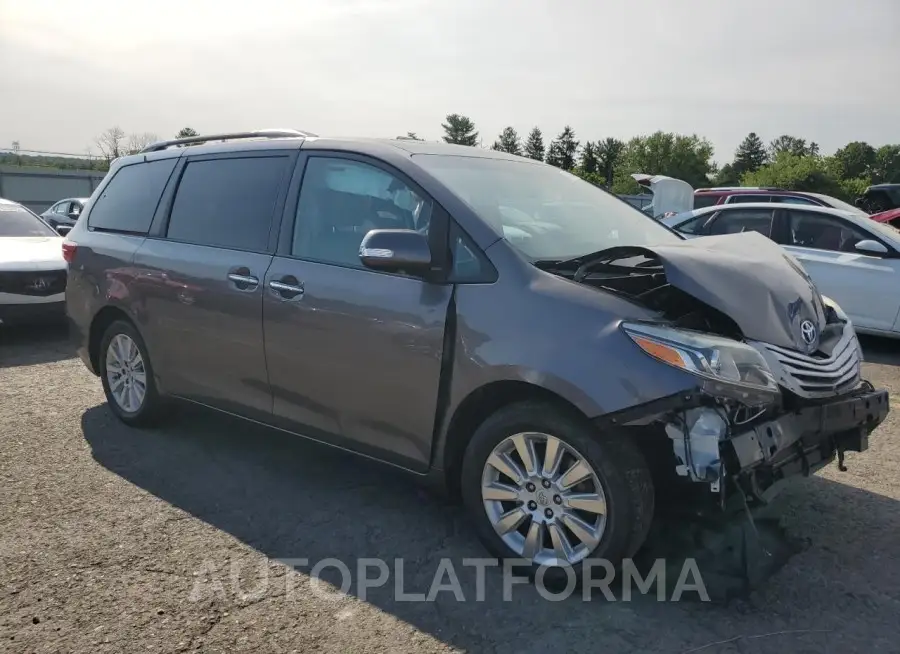 TOYOTA SIENNA XLE 2015 vin 5TDDK3DC7FS122345 from auto auction Copart