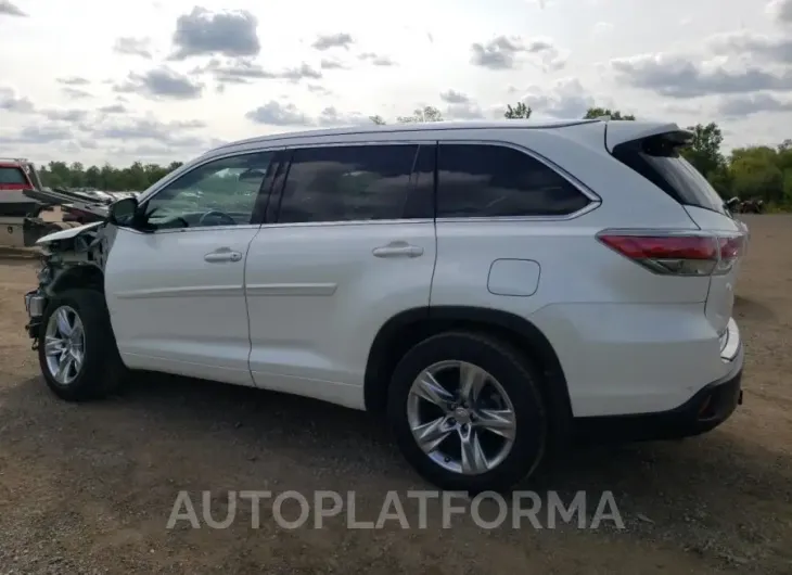 TOYOTA HIGHLANDER 2015 vin 5TDDKRFH3FS107739 from auto auction Copart