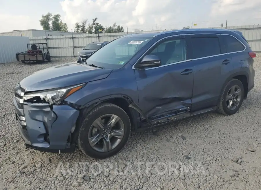 TOYOTA HIGHLANDER 2018 vin 5TDDZRFH7JS871047 from auto auction Copart