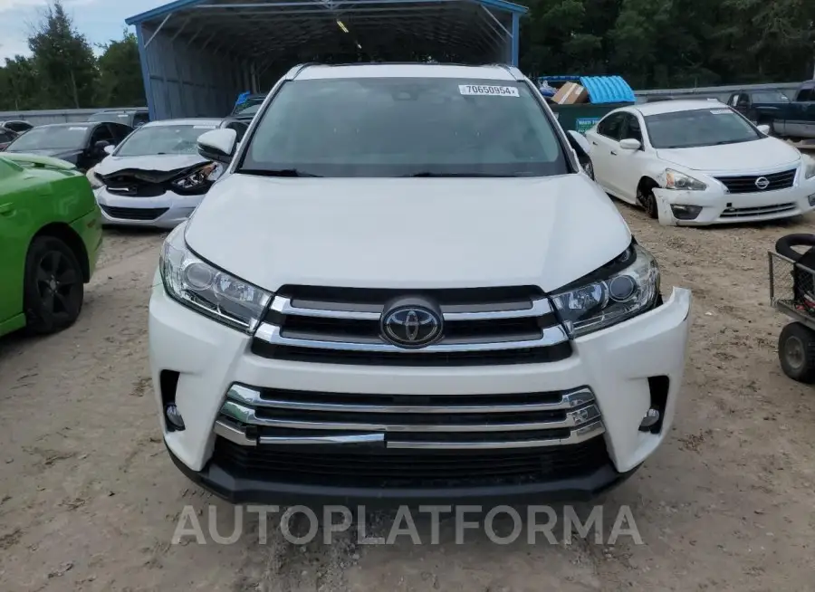 TOYOTA HIGHLANDER 2018 vin 5TDDZRFH8JS849767 from auto auction Copart