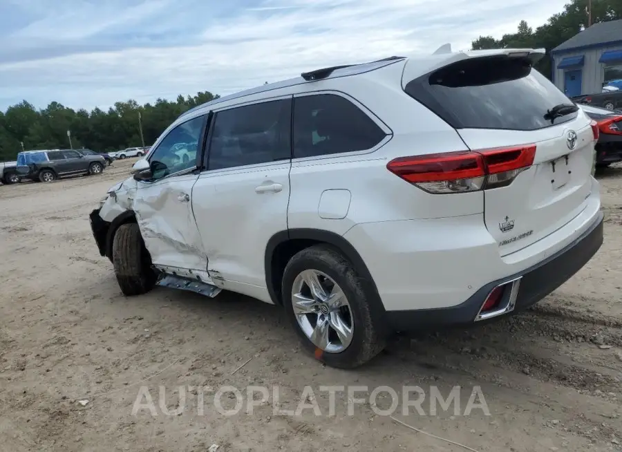 TOYOTA HIGHLANDER 2018 vin 5TDDZRFH8JS849767 from auto auction Copart