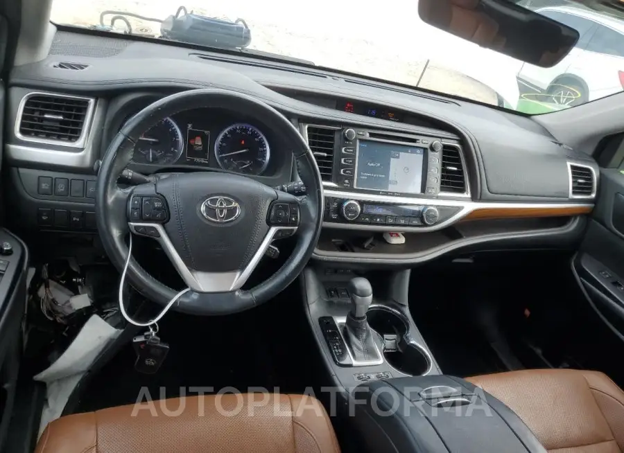 TOYOTA HIGHLANDER 2018 vin 5TDDZRFH8JS849767 from auto auction Copart