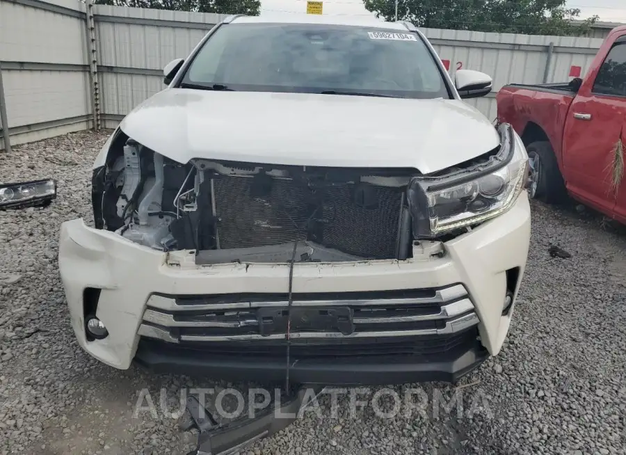 TOYOTA HIGHLANDER 2018 vin 5TDDZRFHXJS827219 from auto auction Copart